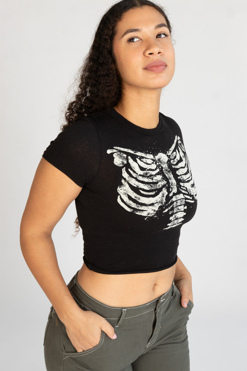 Ribcage Crop Tee