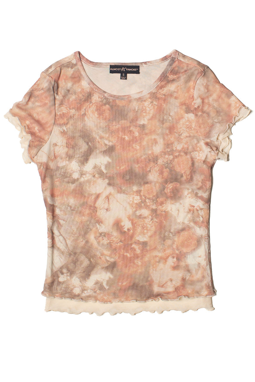 Light Renaissance Painting Mesh Tee