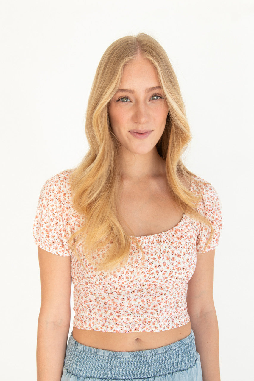 Ditsy Floral Milkmaid Top