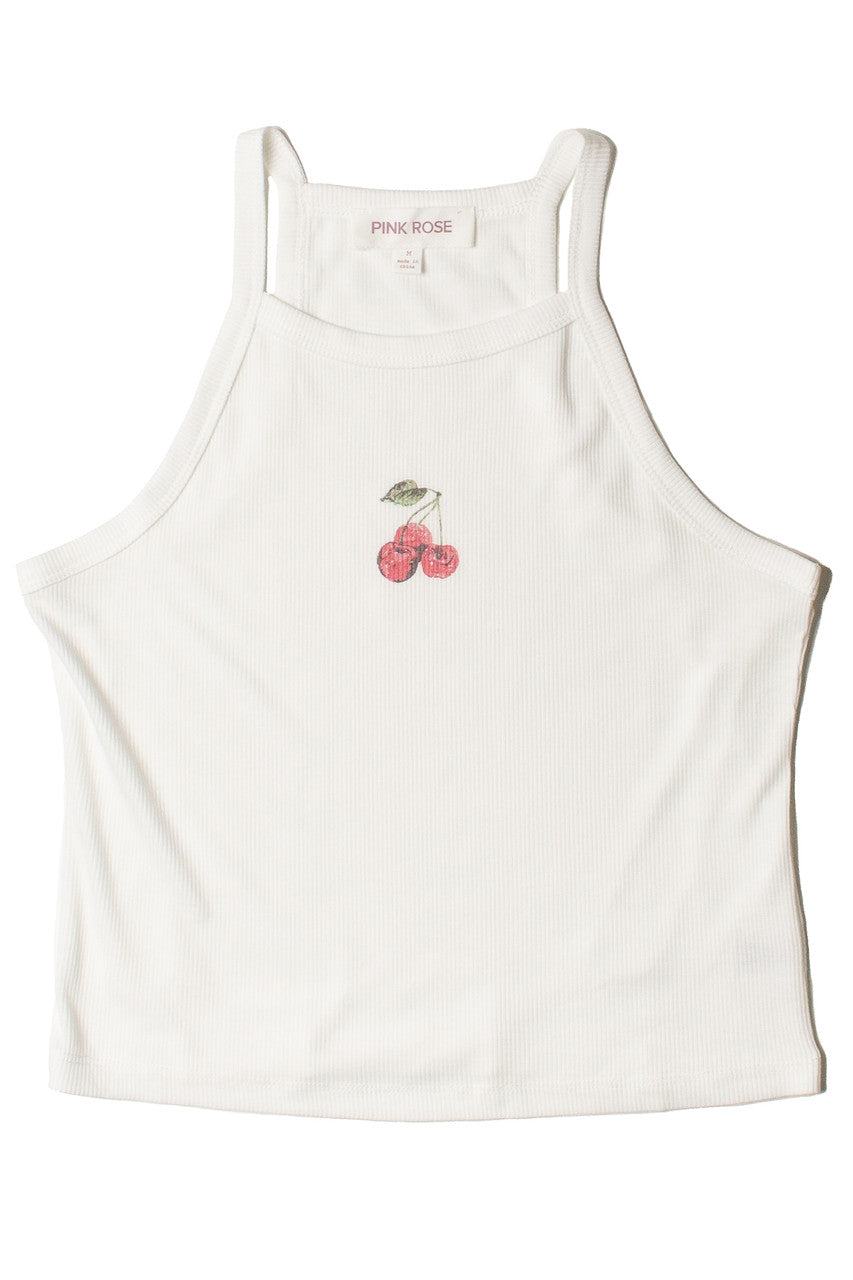 Cherry Halter Tank