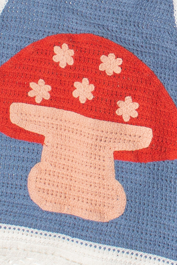 Crochet Mushroom Halter Top