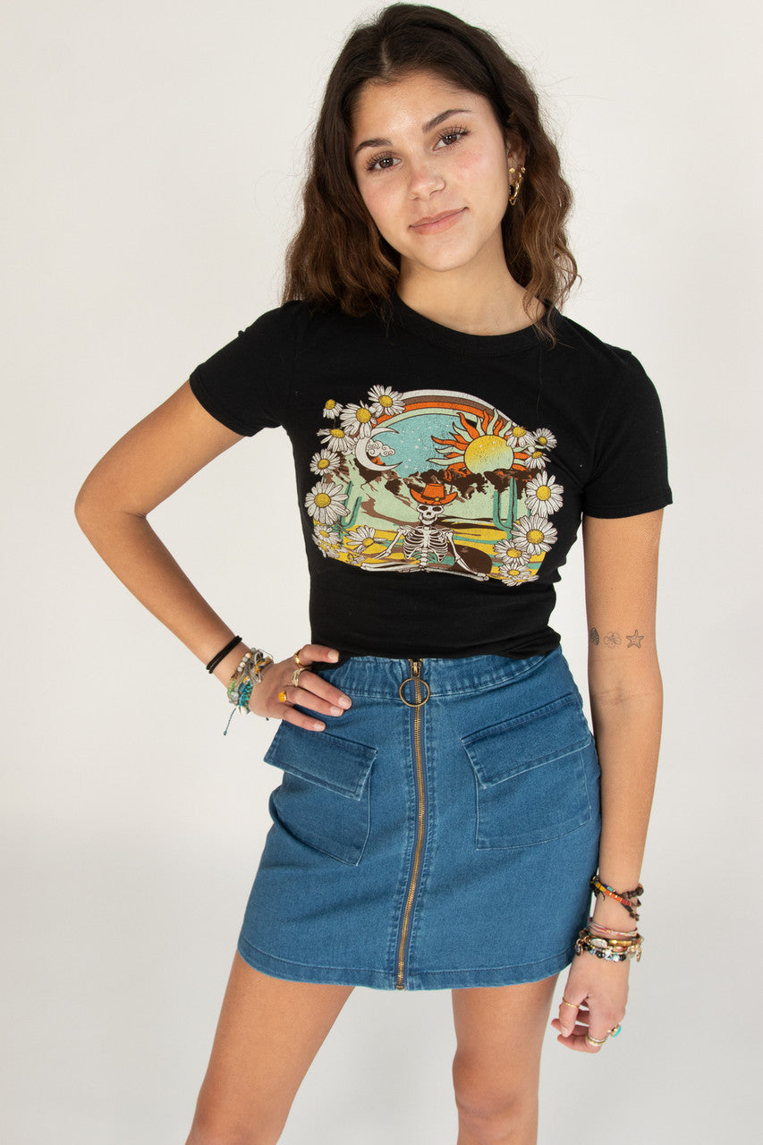 Desert Skeleton Graphic Tee