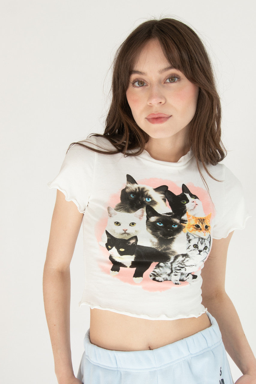 Clutter of Cats Tee