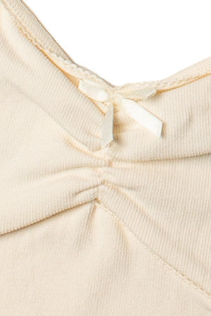 Ruched Bow Crop Tank