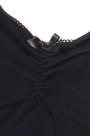 Ruched Bow Crop Tank