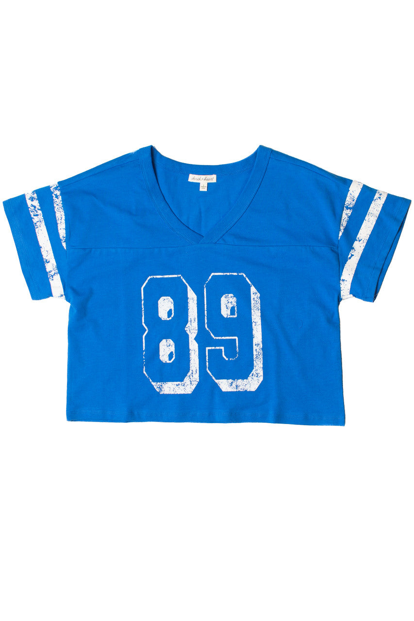 Football Jersey Crop T-Shirt