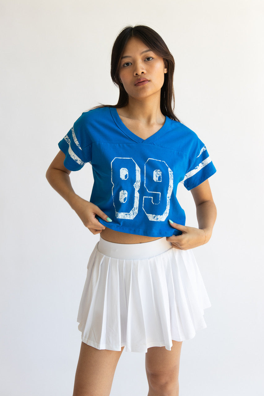 Football Jersey Crop T-Shirt