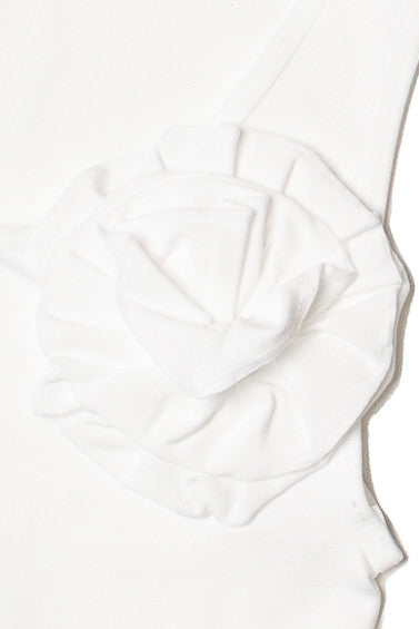 Ruffle Rose Seamless Tank