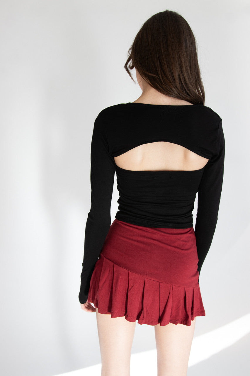 Rose Bud Tube Top With Shrug