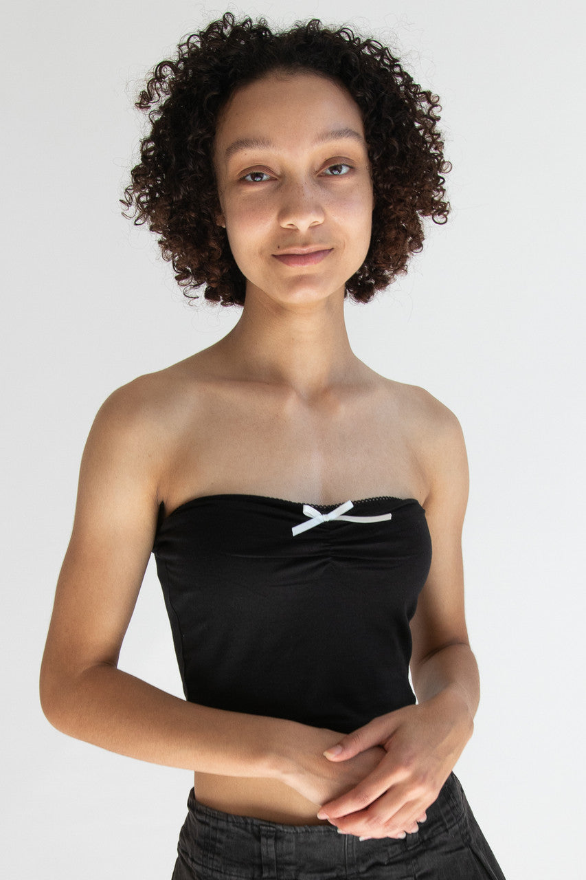 Bow Cinch Tube Top