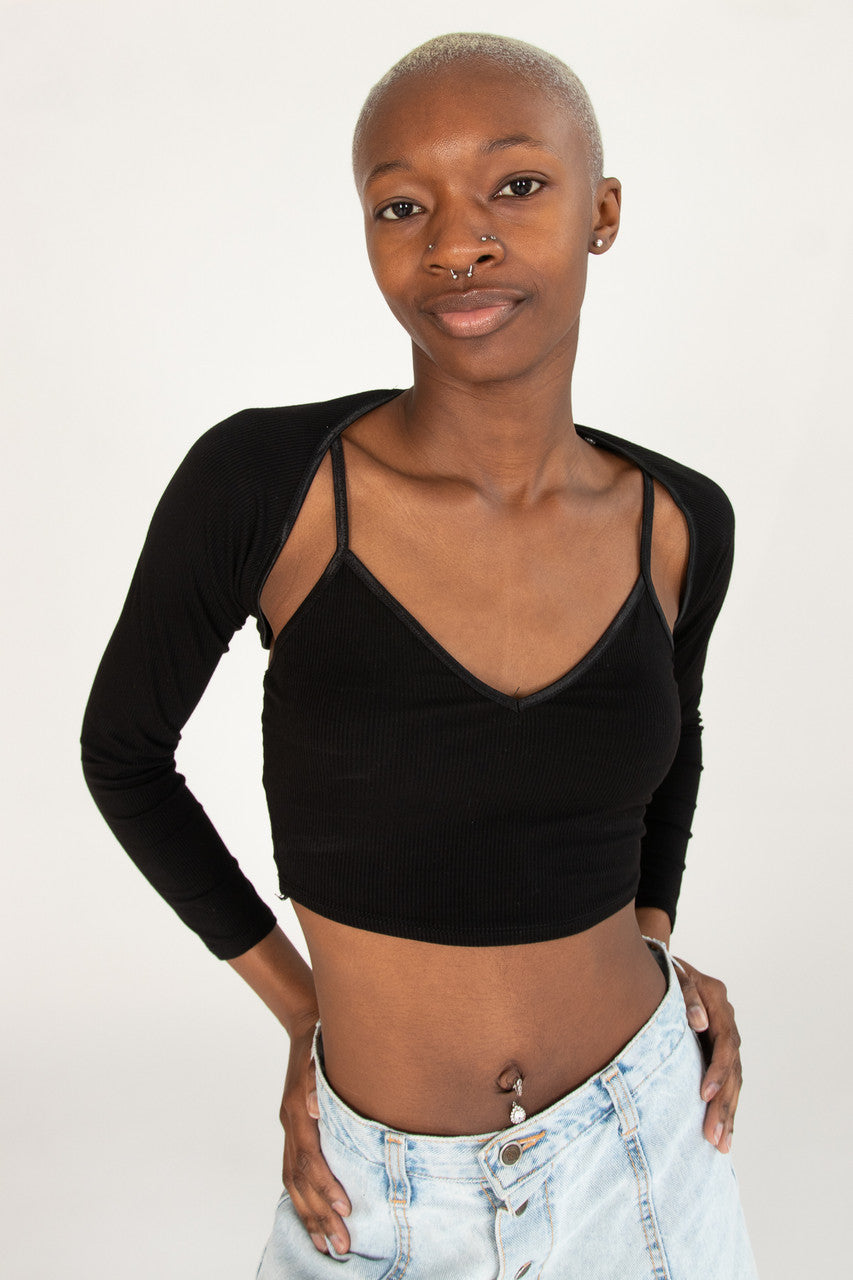 Ribbed Shrug