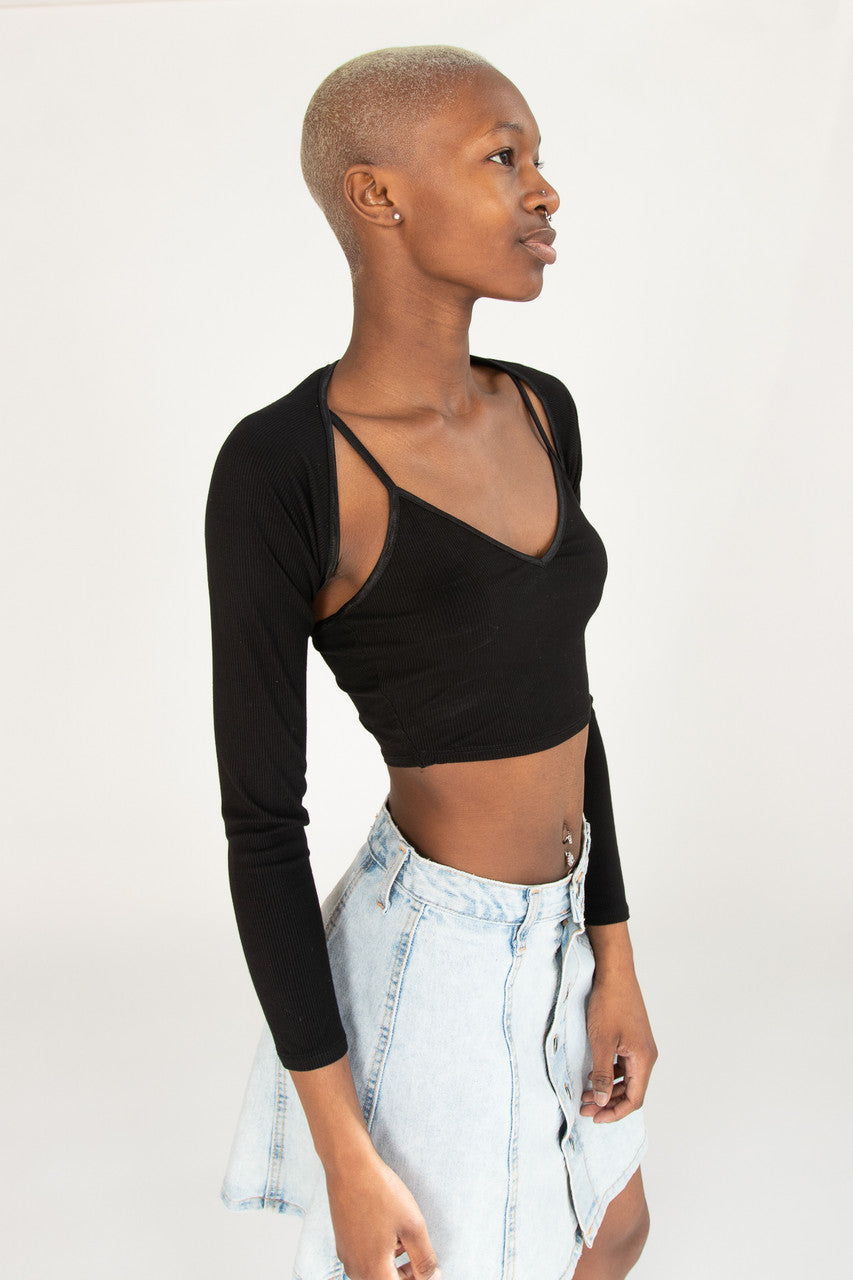 Ribbed Shrug