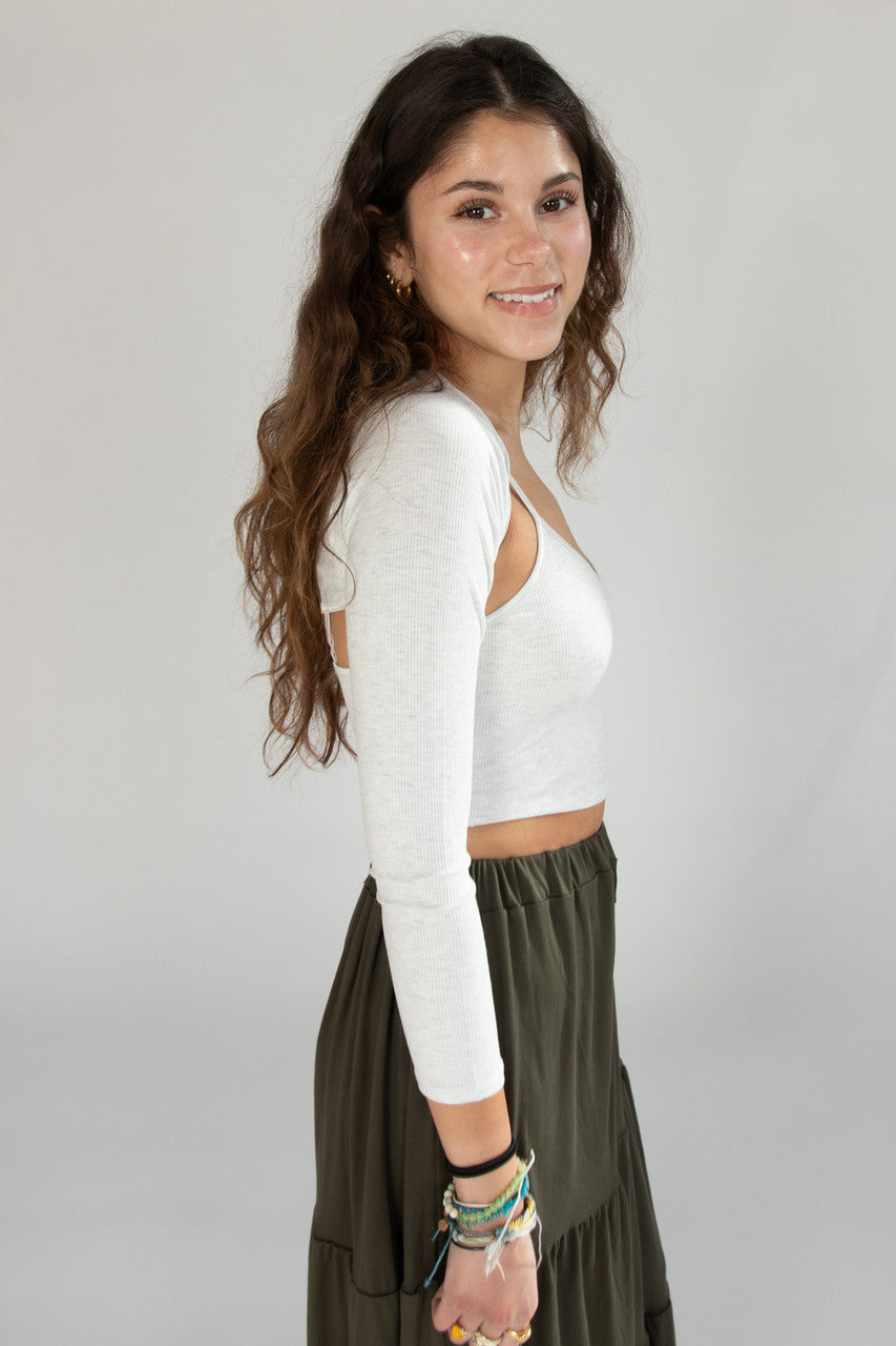 Ribbed Shrug