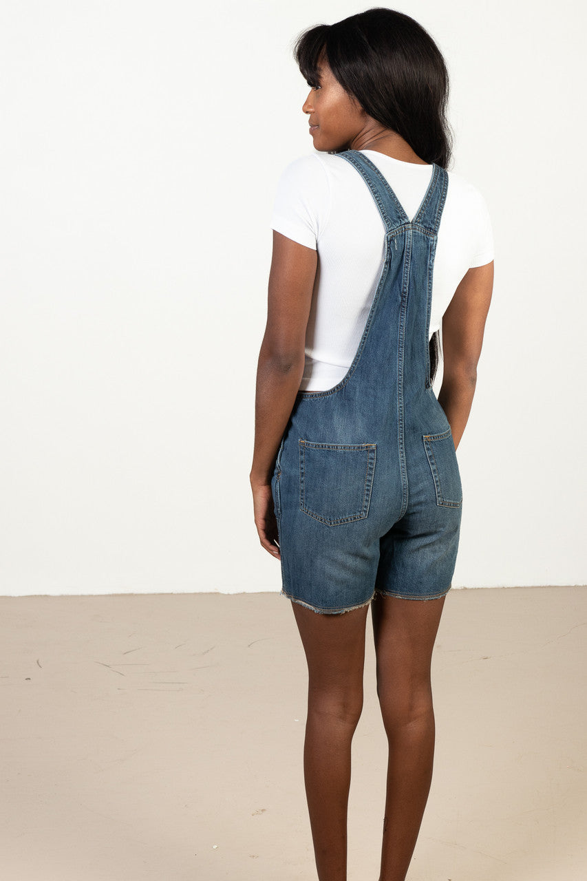 Denim Short Overalls