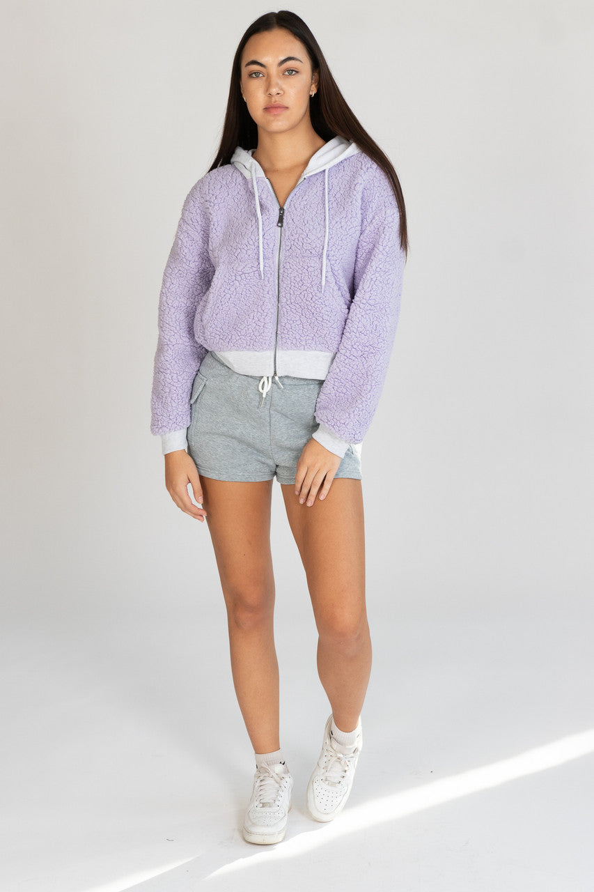 Fleece Cargo Shorts