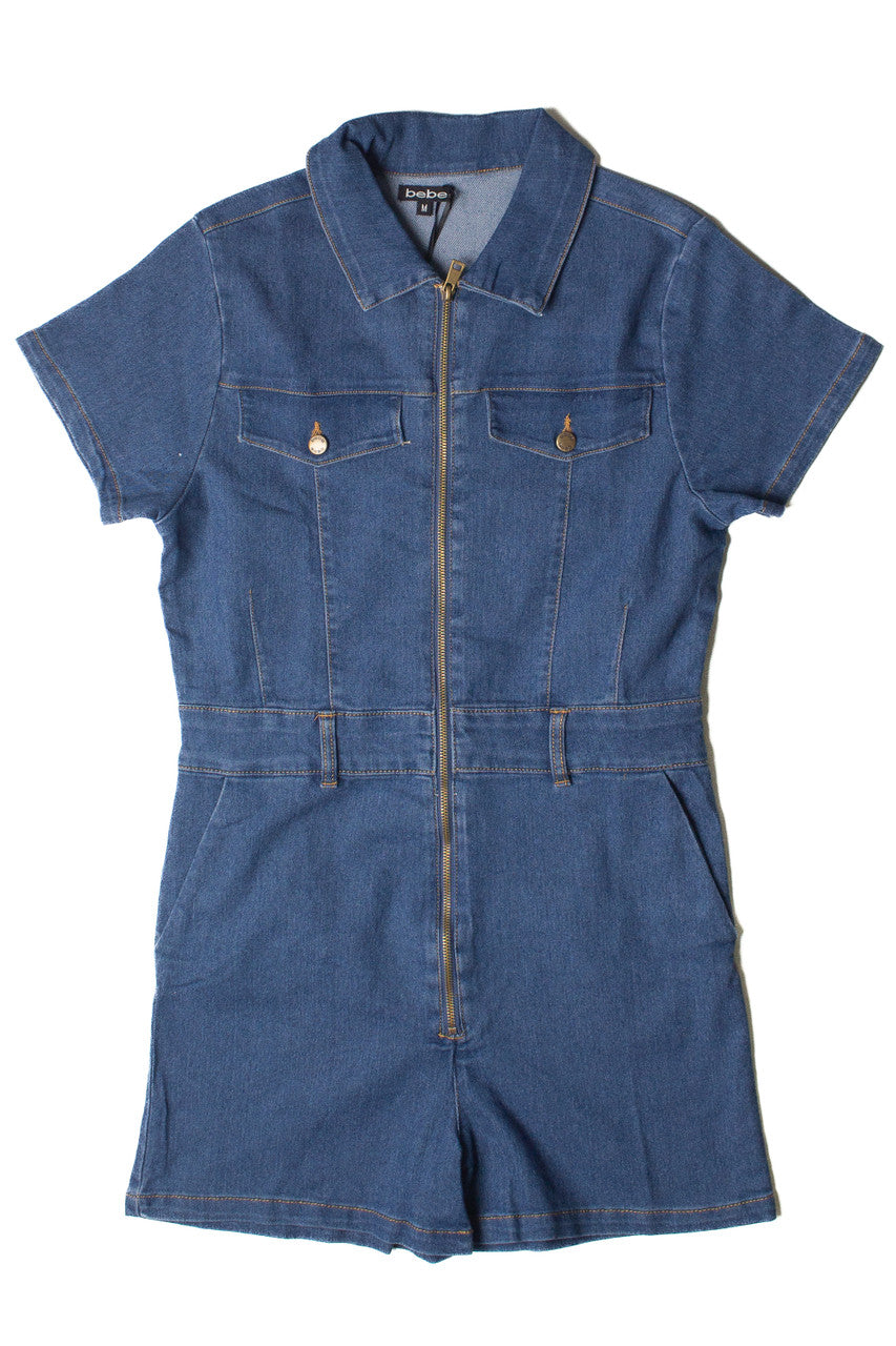 Denim Utility Romper