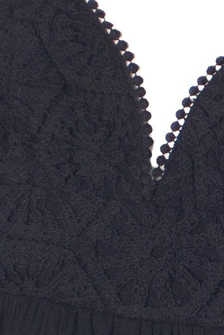 Crochet Lace Top Romper