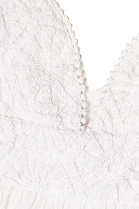 Crochet Lace Top Romper