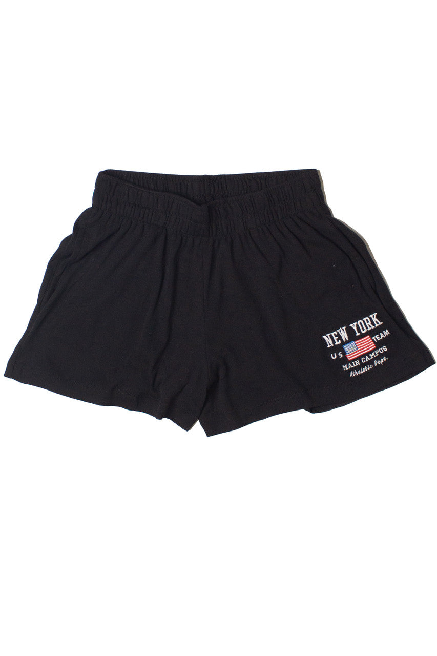 Embroidered USA Flag Athletic Shorts