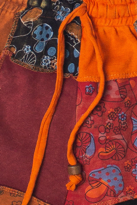 Patchwork Sweatshorts