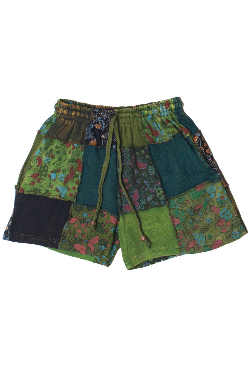 Patchwork Sweatshorts