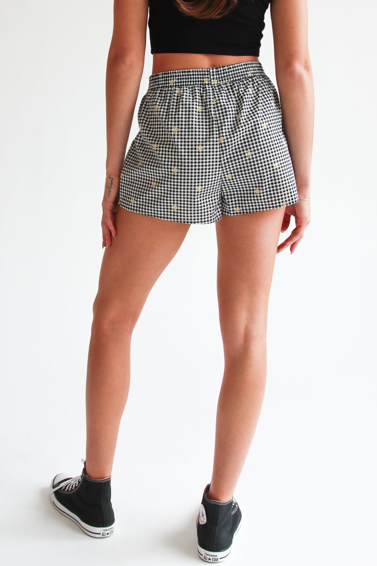 Daisy Gingham Boxer Shorts