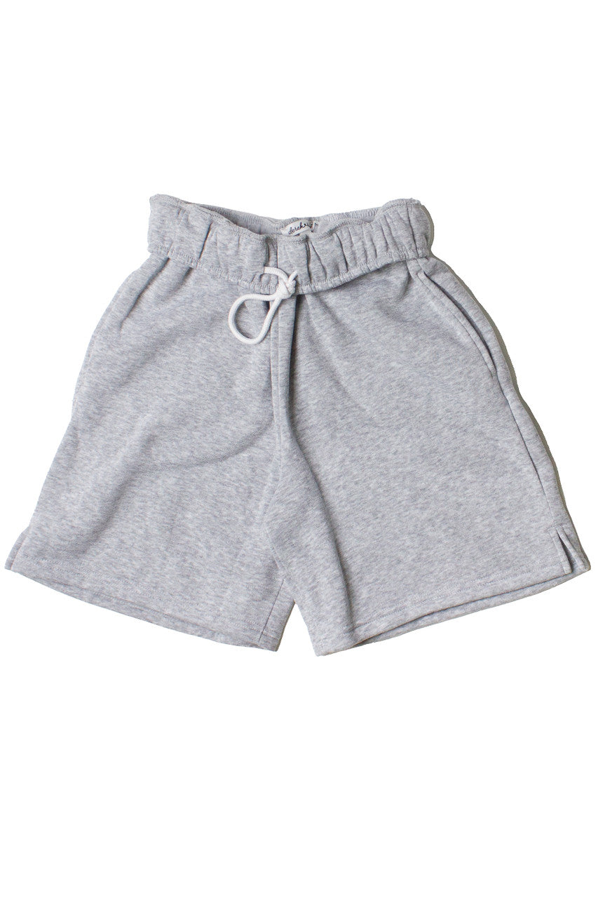 Fold Over Waist Fleece Sweatshorts