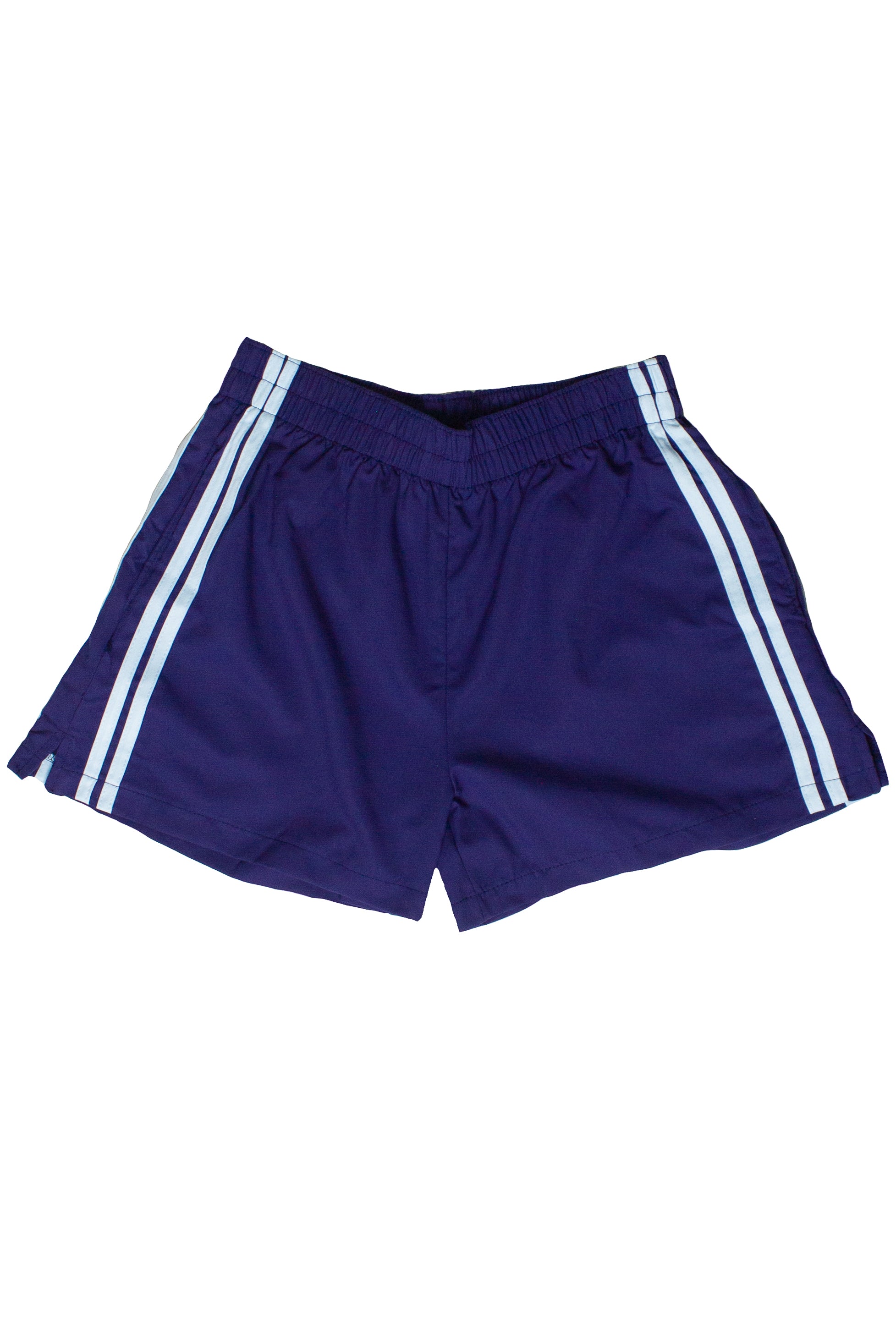 Side Striped Nylon Shorts - Navy