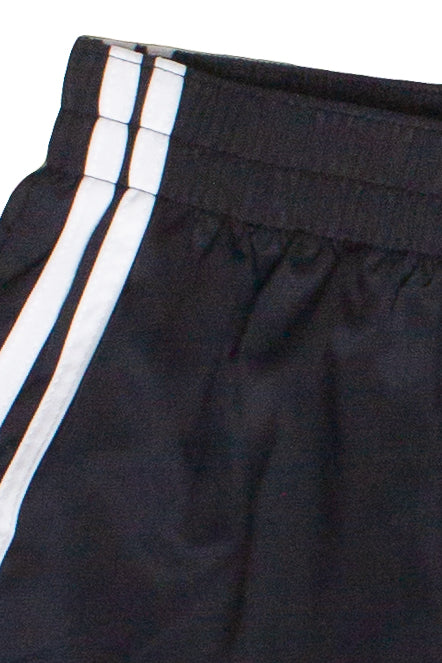Side Striped Nylon Shorts - Black
