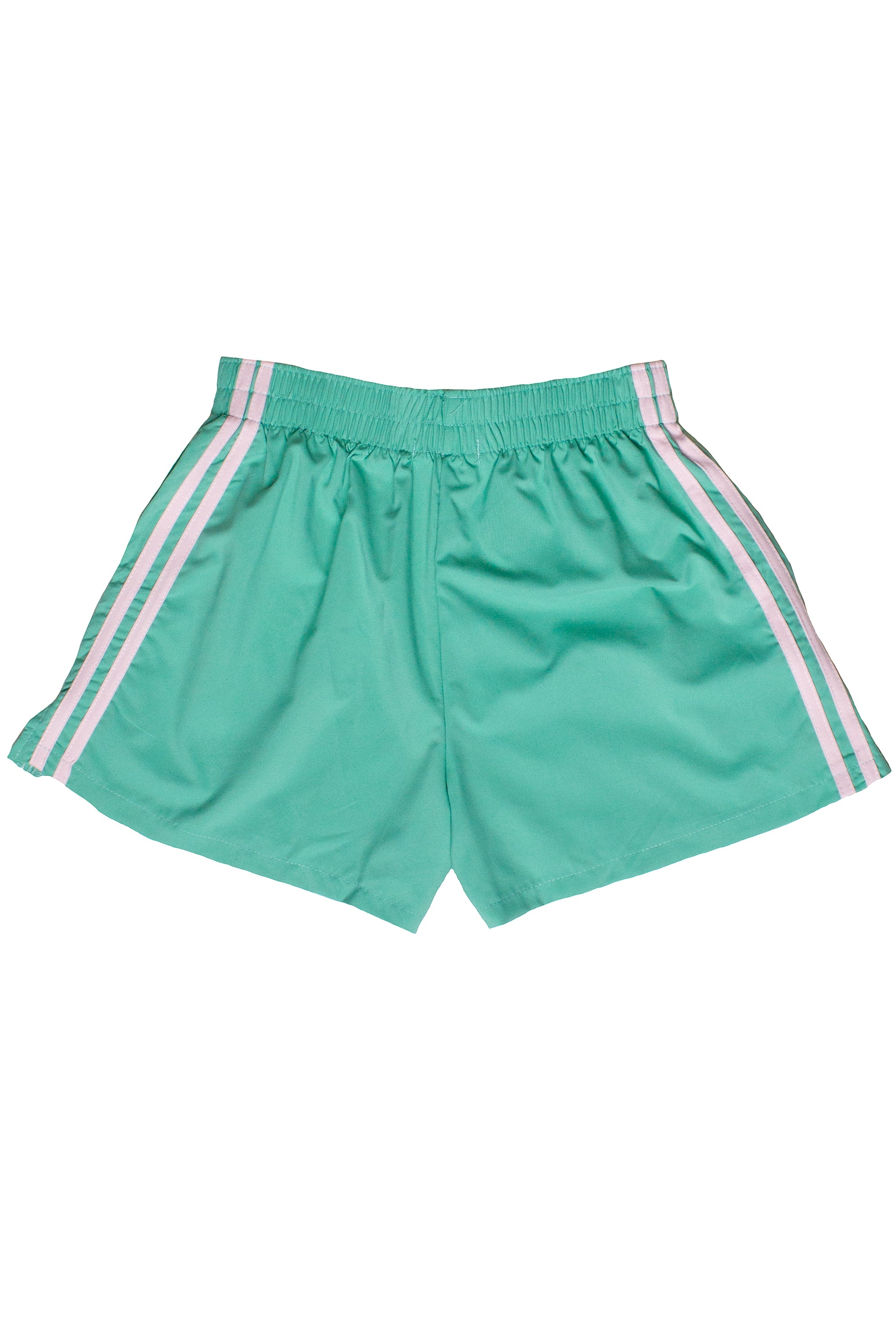 Side Striped Nylon Shorts - Green