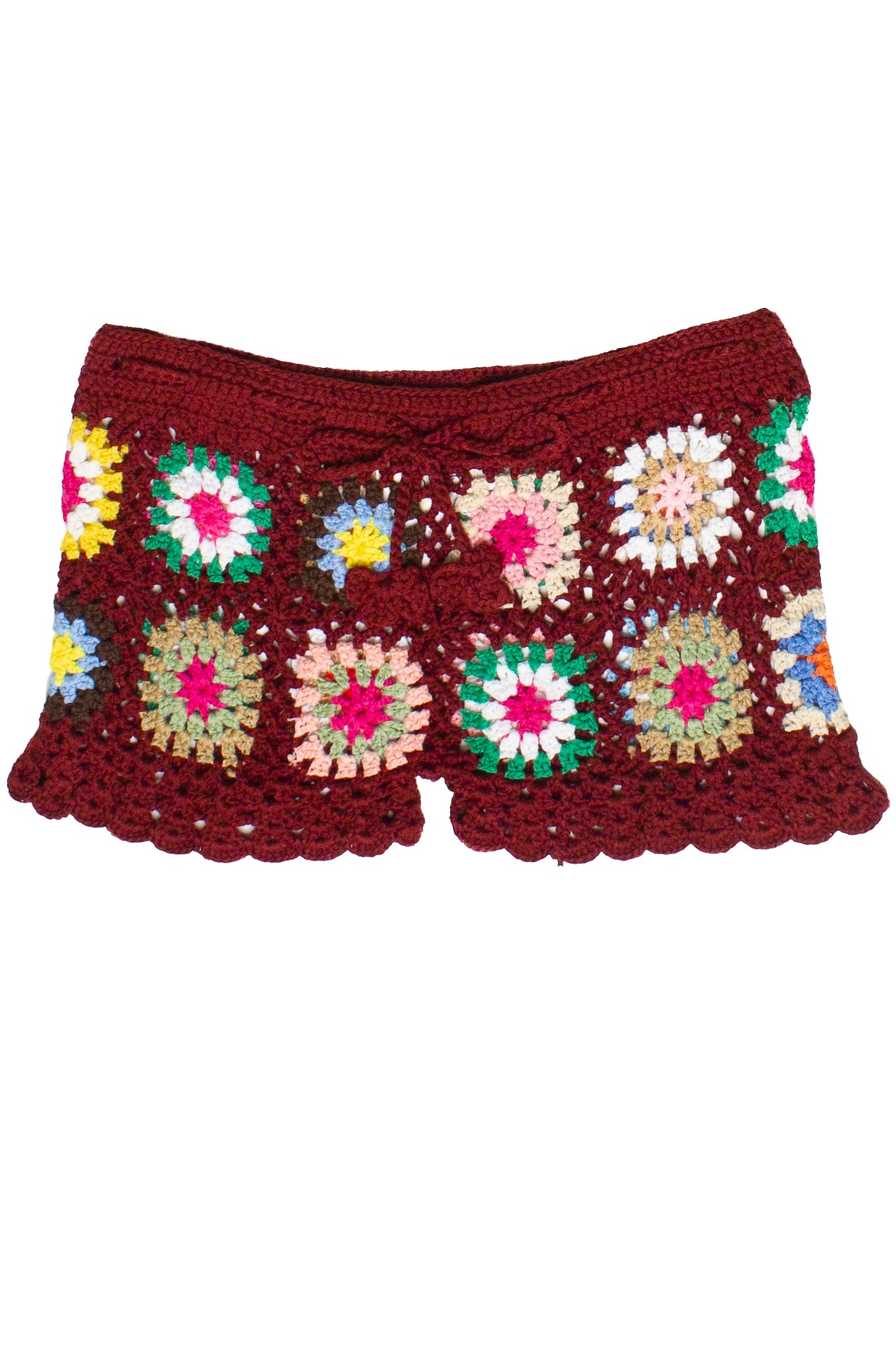 Granny Square Crochet Shorts