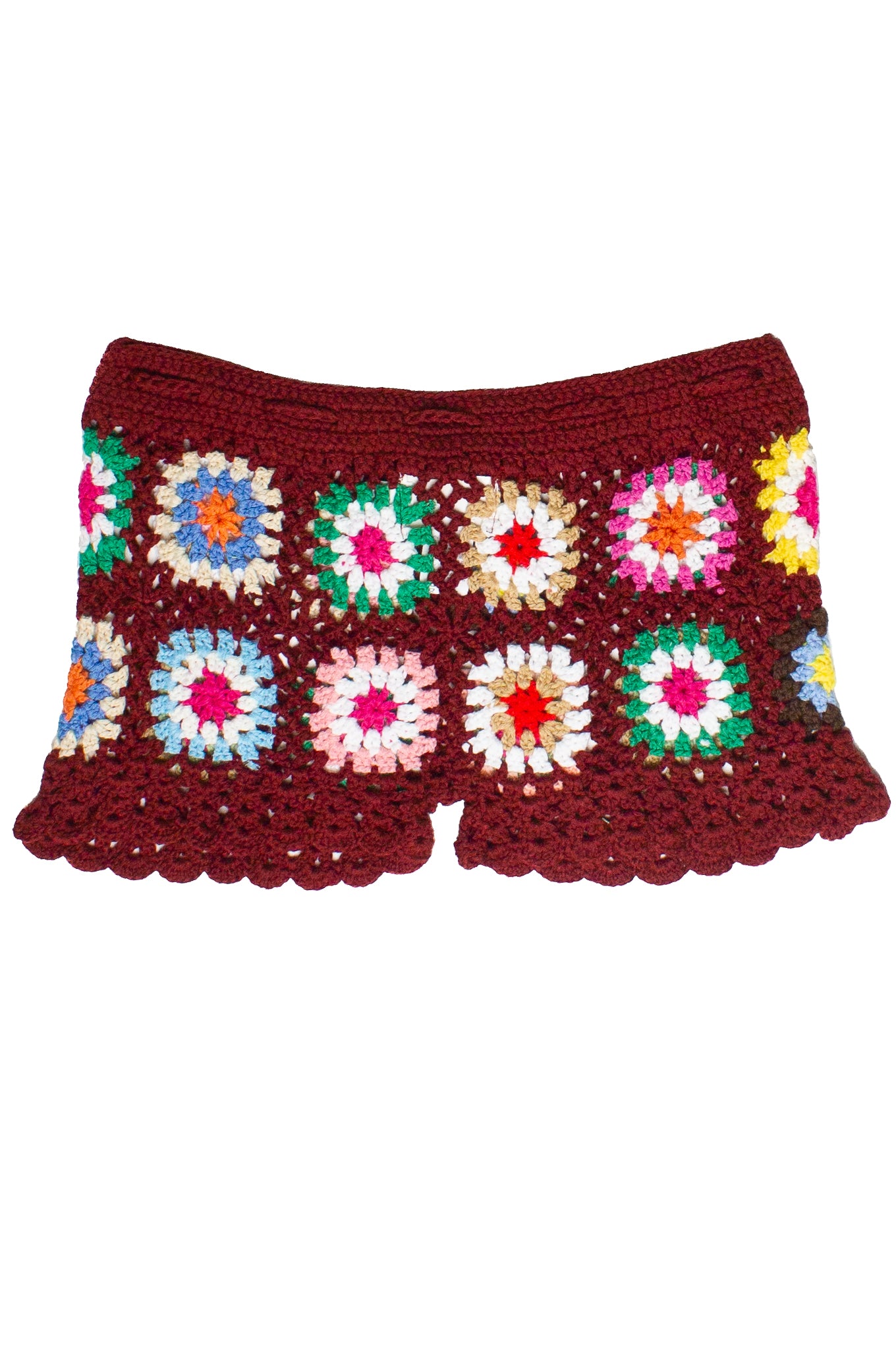Granny Square Crochet Shorts