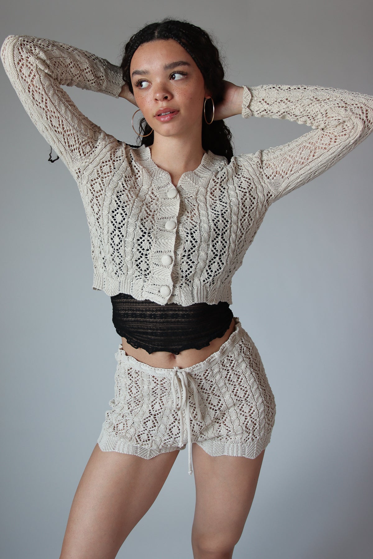 Diamond Knit Shorts