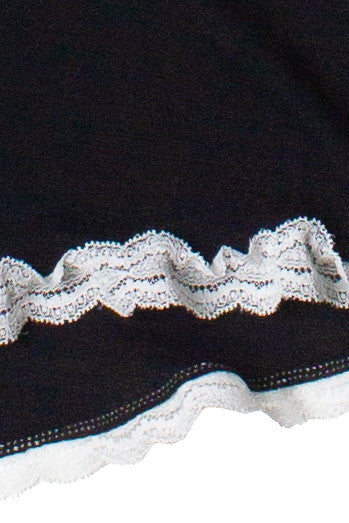 Lace Trim Bow Detail Short Lounge Shorts