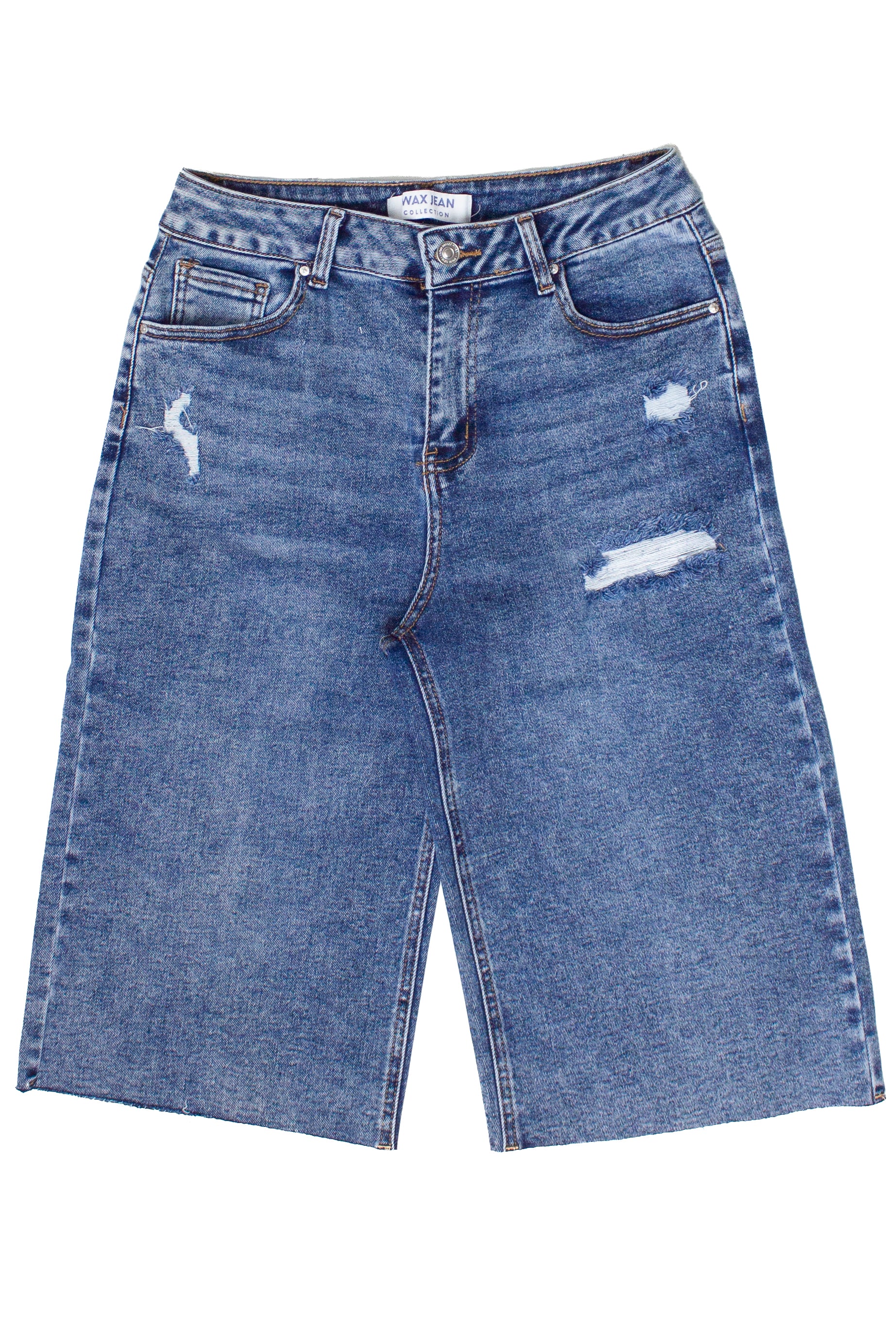 Distressed Long Jorts