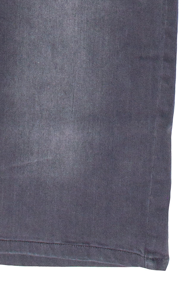 Stretch Denim Jorts - Gray