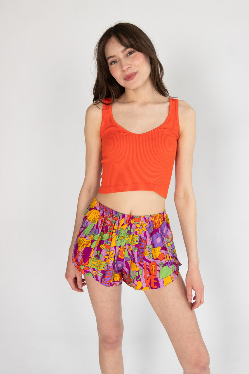 Groovy Mushroom Shorts