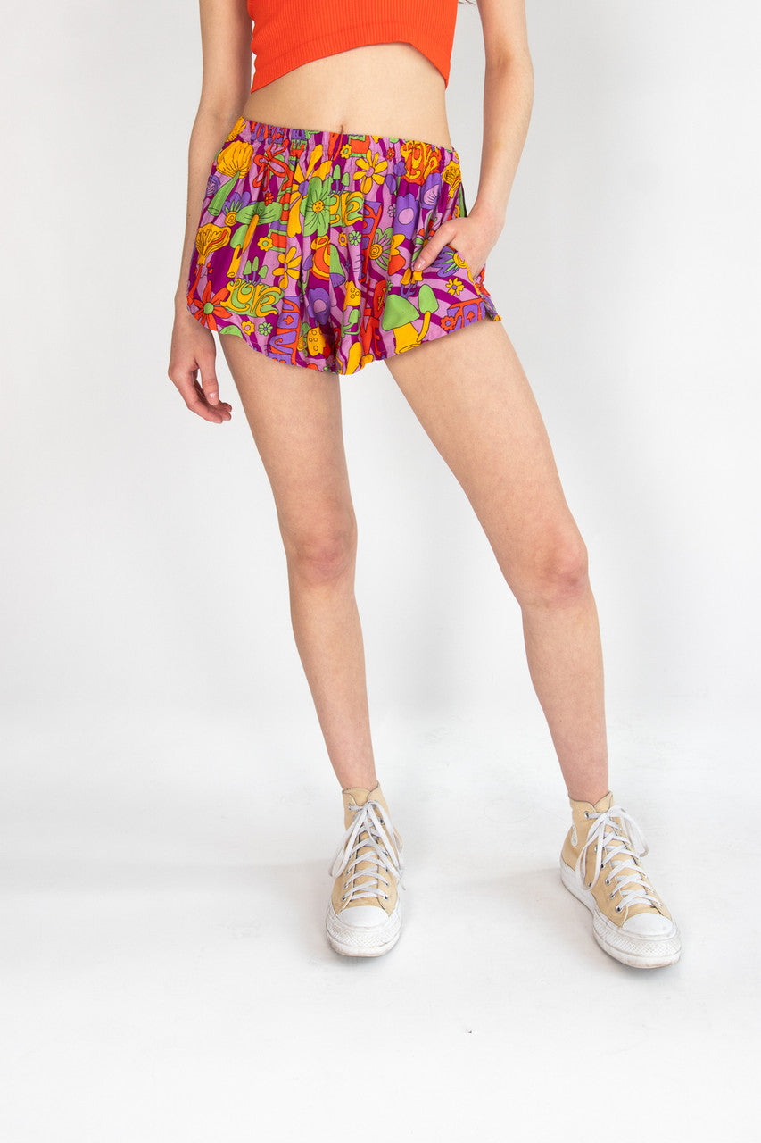 Groovy Mushroom Shorts