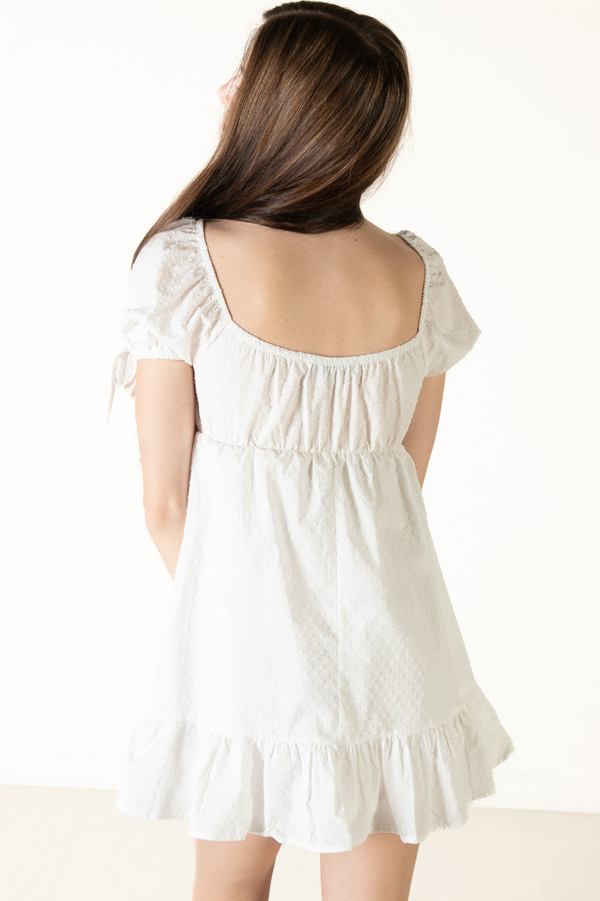 Puff Sleeve Tier Dress