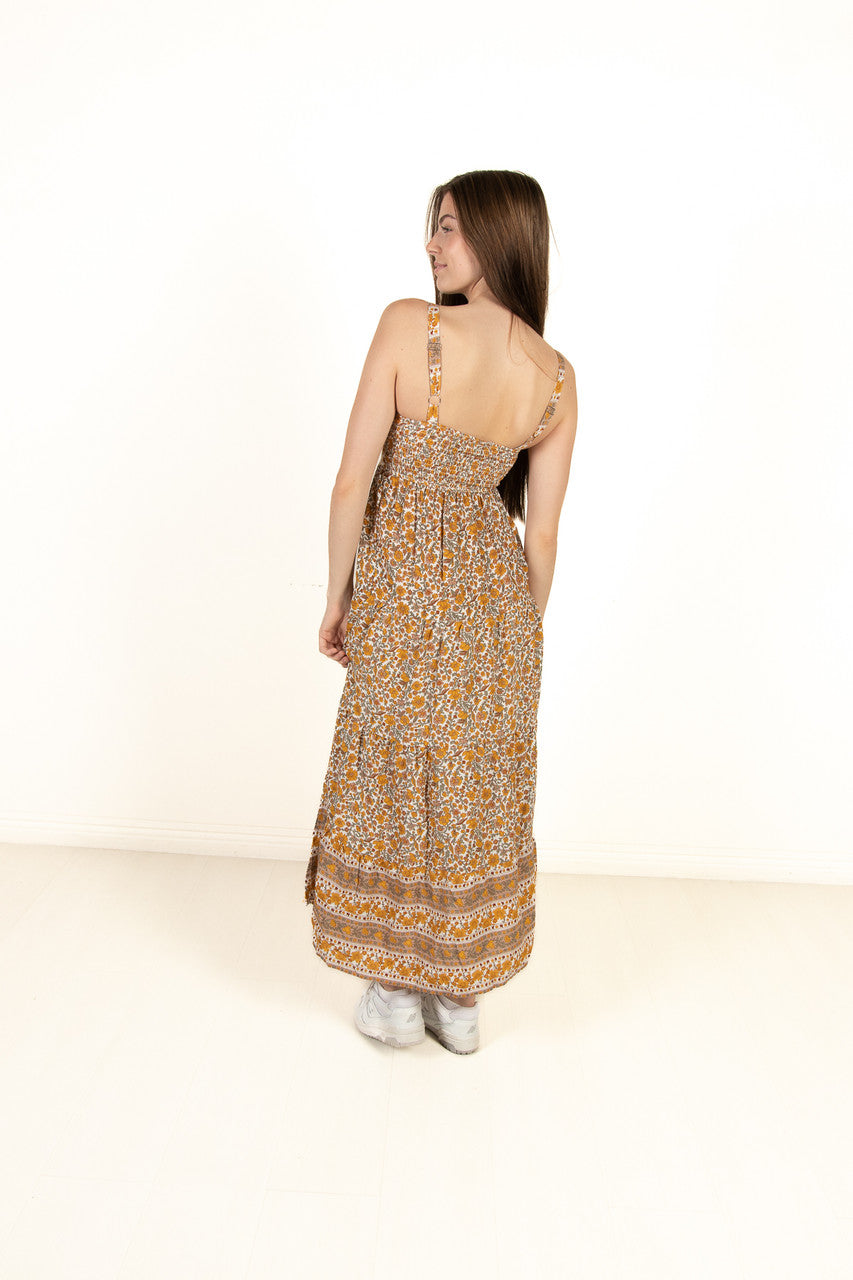 Gardenia Bustier Tiered Dress