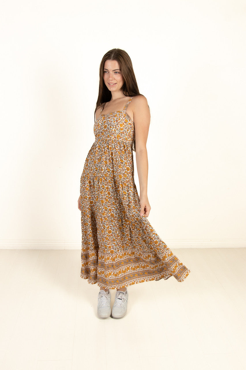 Gardenia Bustier Tiered Dress