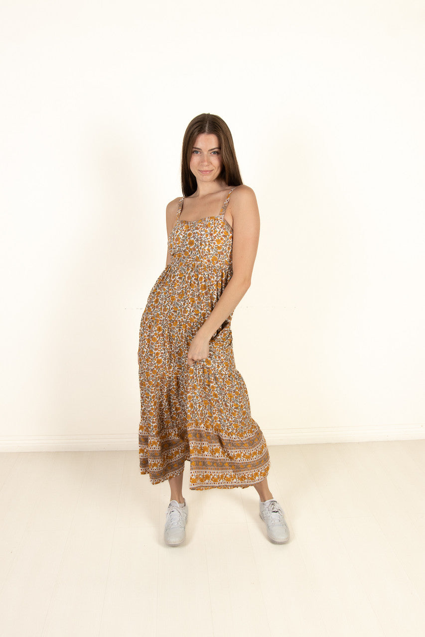 Gardenia Bustier Tiered Dress