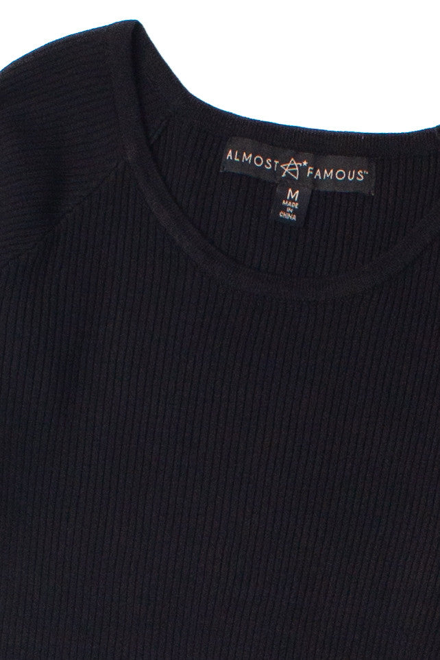 Feather Trim Long Sleeve Mini Dress