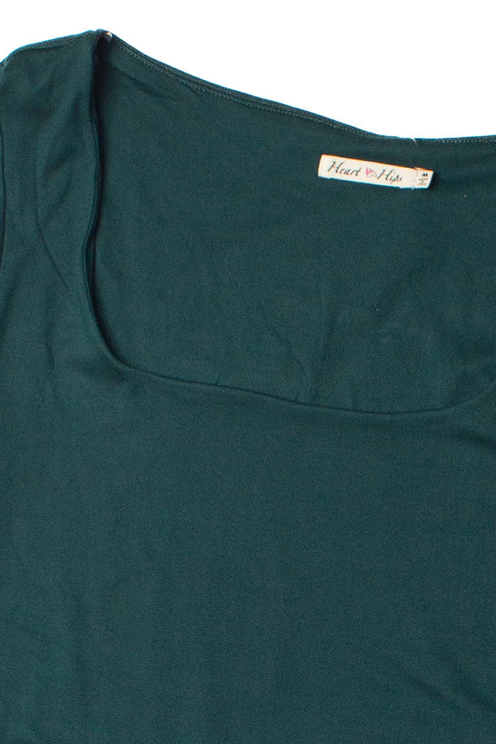 Long Sleeve Square Neck Mini Dress