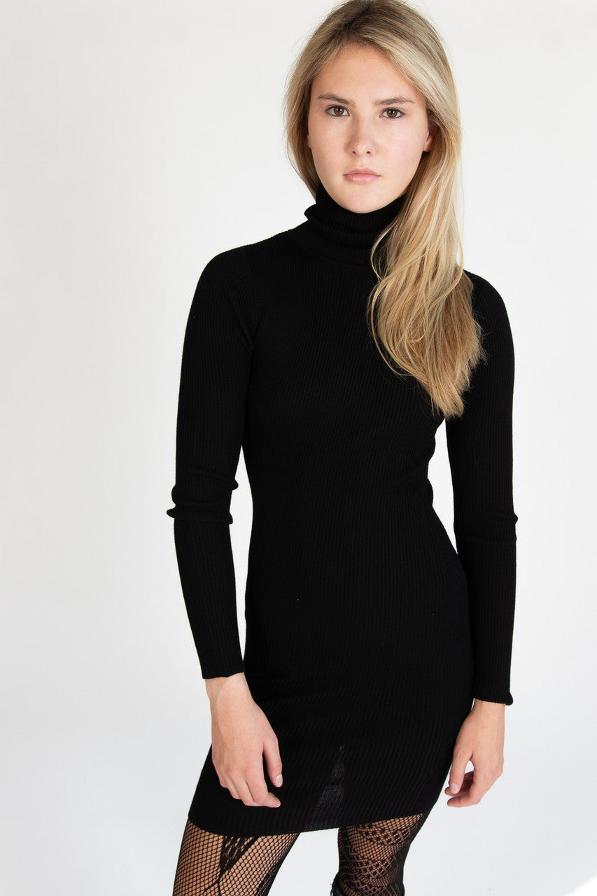 Black 90's Sweater Dress