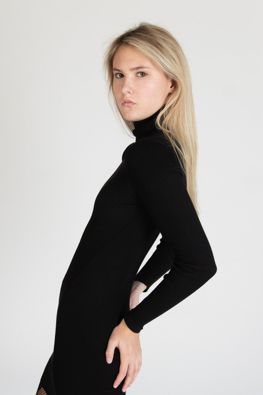 Black 90's Sweater Dress