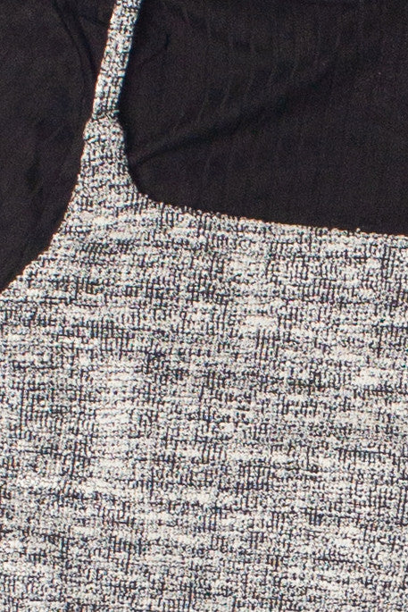 Cami Mini Dress with Mock Neck Tee