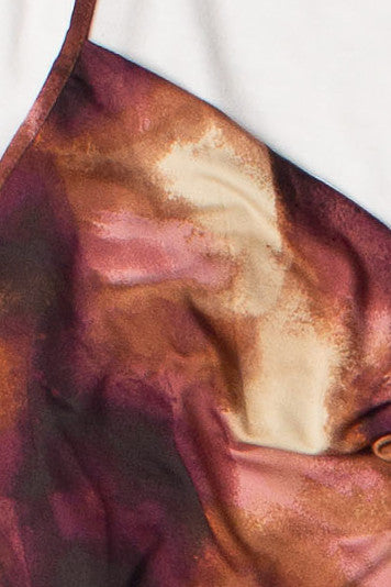 2 Piece Maxi Slip Dress With Tee