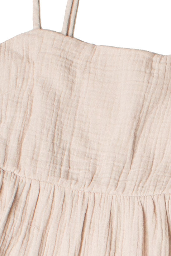 Tiered Gauze Midi Dress