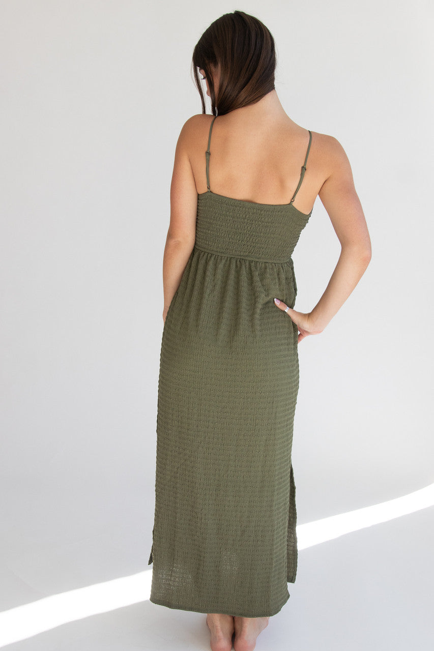 Floral Lace Top Gauze Maxi Dress